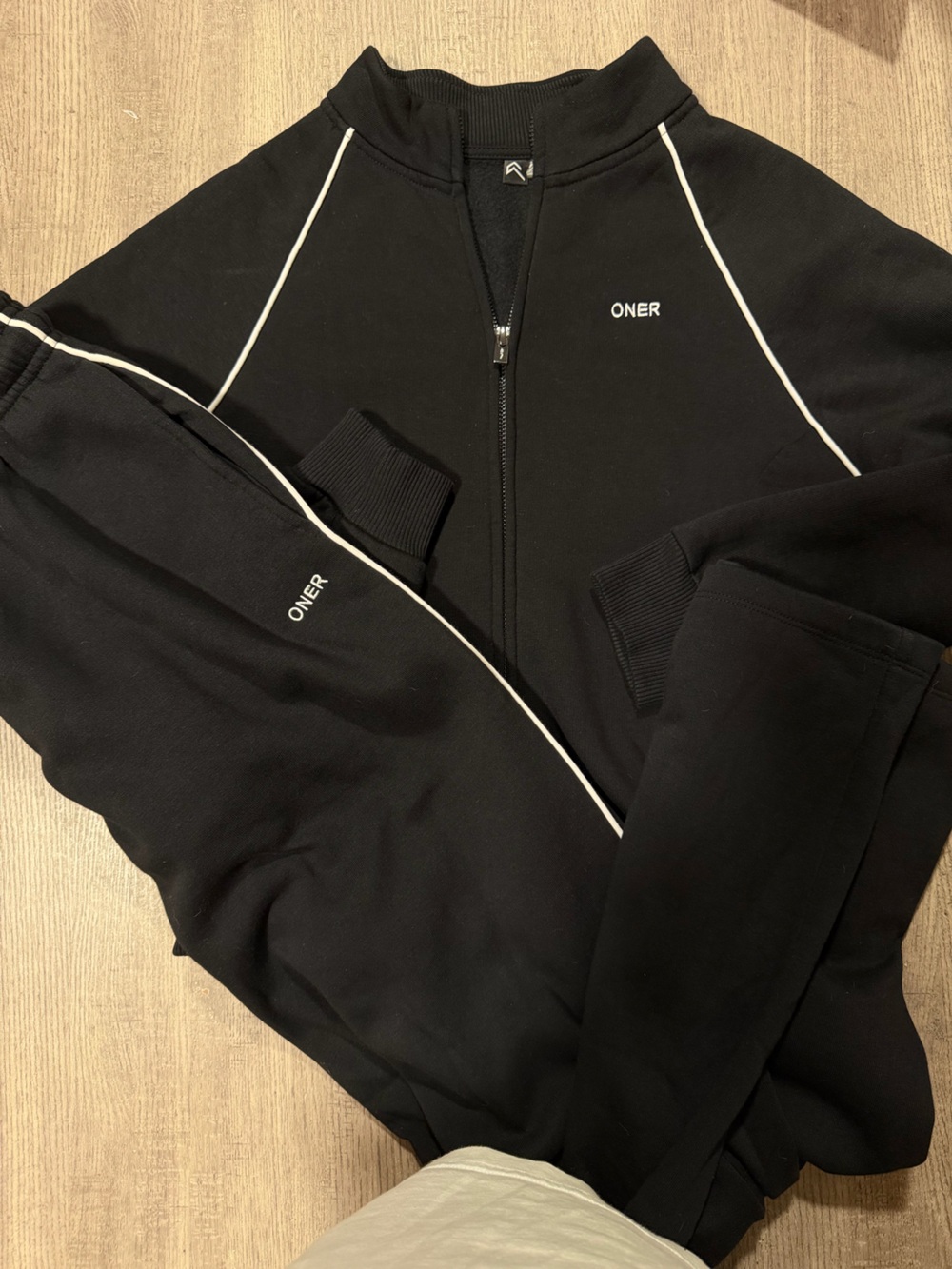 ONER Active Jersey Tracksuit set - black